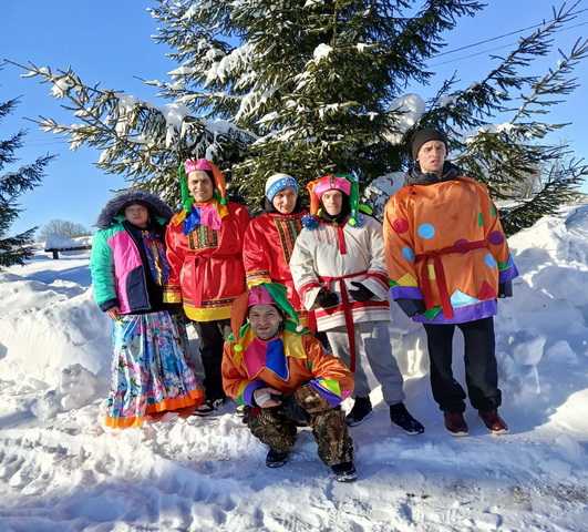 Дружеский визит на  празднование Масленицы